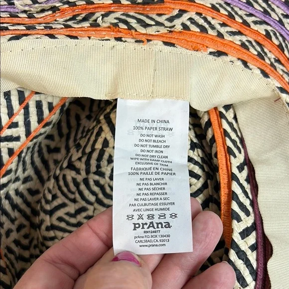 Prana Orange and Pink Hat Accessories - Picture 7 of 8